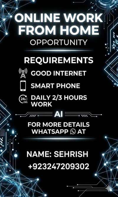 online work opportunity