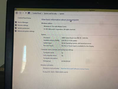 HP LAPTOP FOR SELL