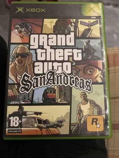 Xbox game grand theft auto San Andreas