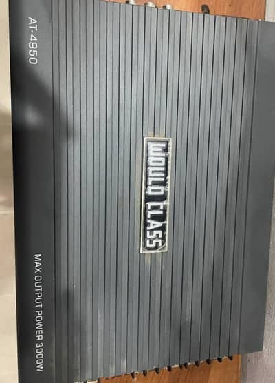 Would Class Amplifier and woofer