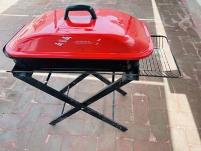 BBQ GAS GRILL WITH STAND 005 (artificial coal included)