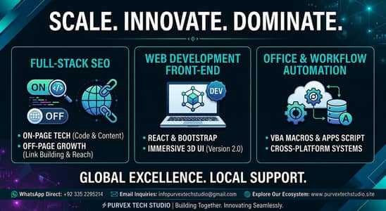 Professional Website development services