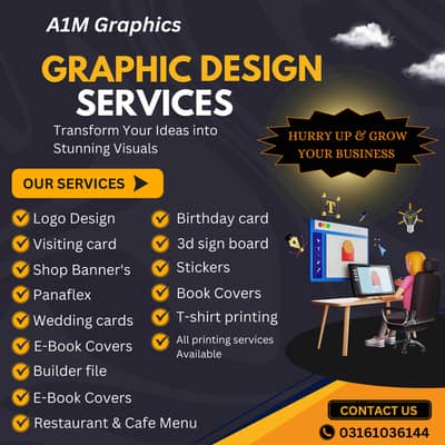 Graphic designer & All printing services