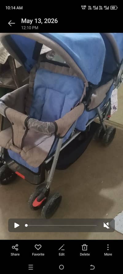 baby 2 seater pram