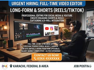 Full-Time Video Editor