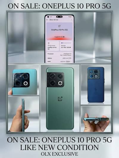 OnePlus 10 Pro 5G (8/128) Non Pta E-merald Green |10/10 Mint Condition