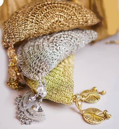 handmade gota clutches