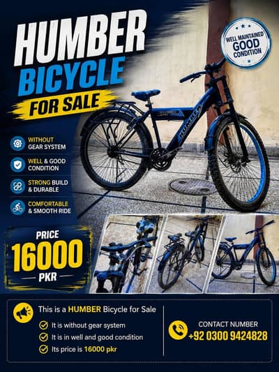 HUMBER BICYCLE FOR SALE!