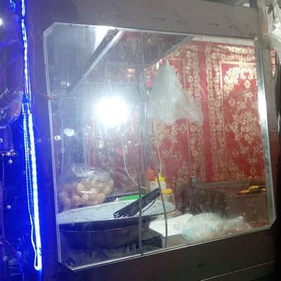 burger shawarma and fries counter