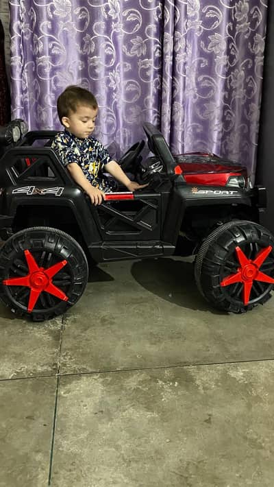 Big Size Kids Electric Jeep 4x4 | Rechargeable Battery Car