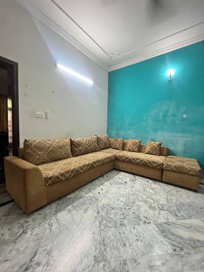 Used 7 Seater L Shape Sofa Set