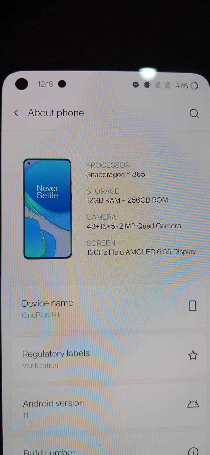One Plus 8T 0