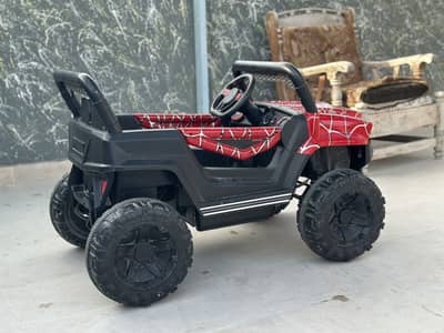 Kids Electric Ride-On Car – Spider Theme 