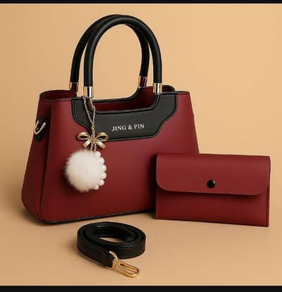 Pink & Navy Blue Rexine
