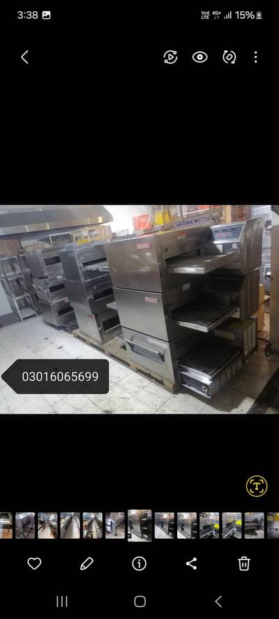 Pizza conveyor oven Middle by marshall Gasro Lincoln jk Titan G&k sa