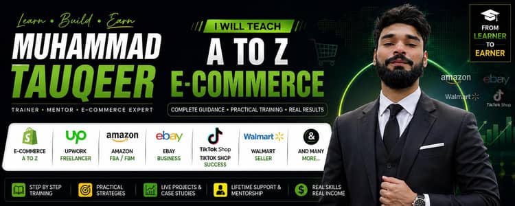 A to Z E-Commerce & Freelancing Expert |Amazon, eBay, Walmart and more