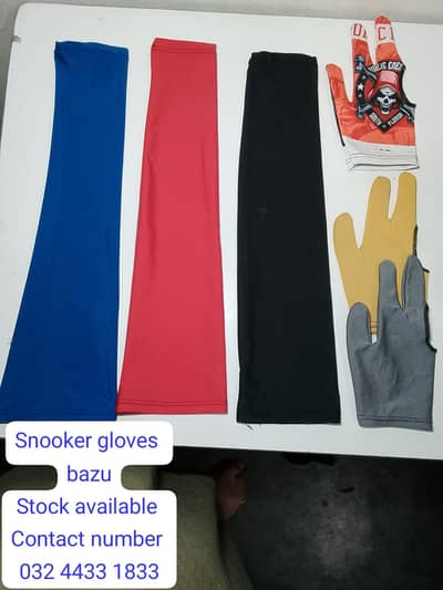 stock available snooker gloves