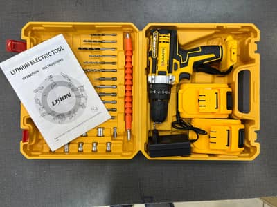 Rechargeable Drill Machine (2 Batteries)