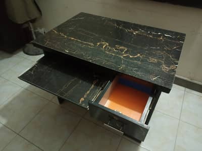 Office table with drawer  and keyboard section