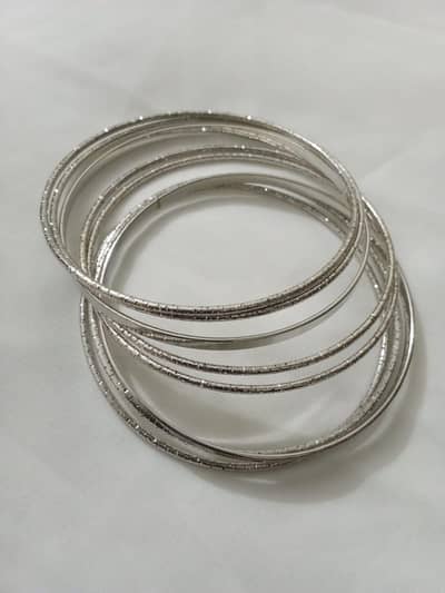 Silver Bangles
