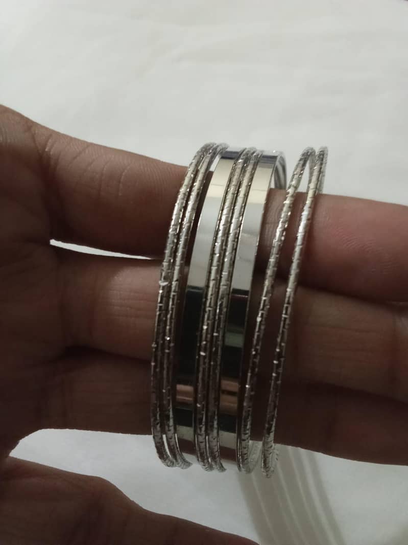 Silver Bangles 1