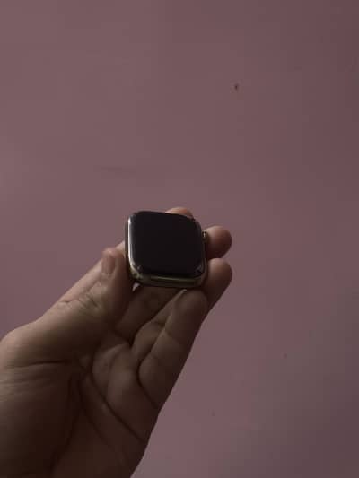 Apple watch series 7 stainless gold