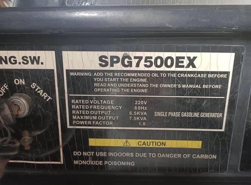 7.5 Kva generator 2