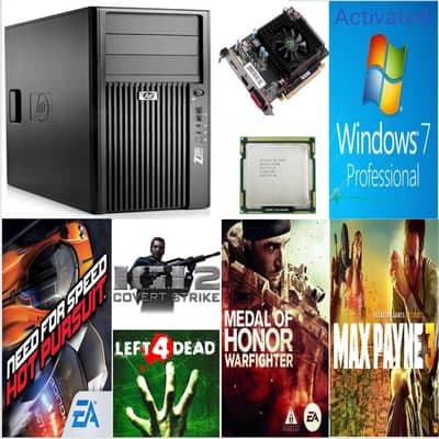 HP Z200 Workstation | Xeon X3440 | Radeon | HD 5550 1GB | 4GB RAM |