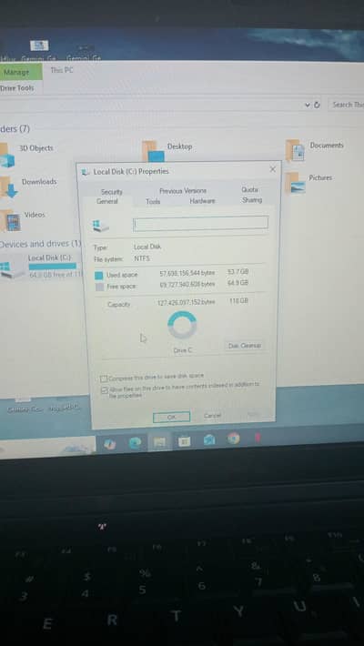 Dell 8gb ram 128 hard