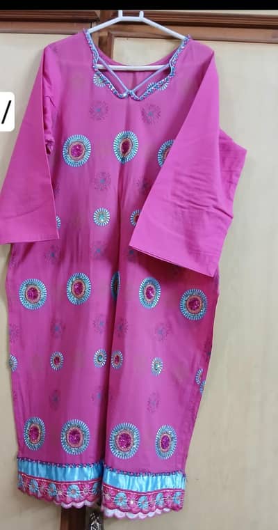 Fancy stitched dress