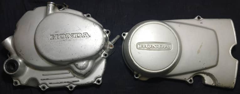 Honda 125 Point Old Model Clutch, Magnet & Oil Palla Case
