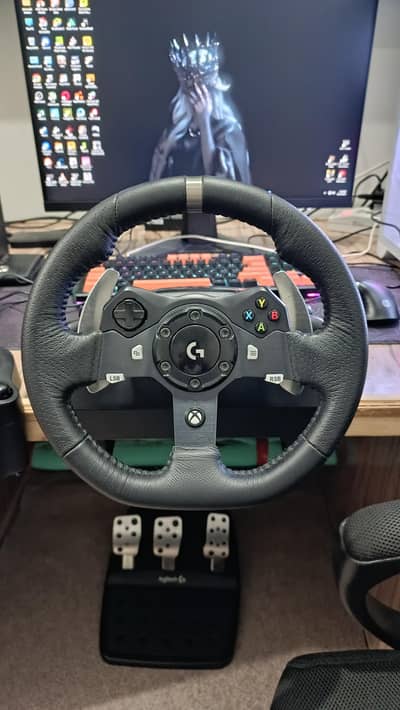 Logitech G920 Steering Wheel + 6 Speed Shifter For PC and XBOX