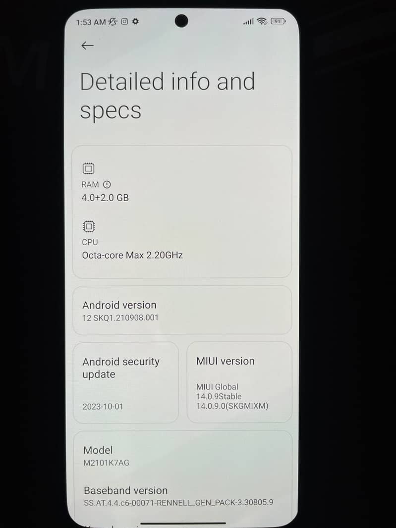 REDMI NOTE 10 9