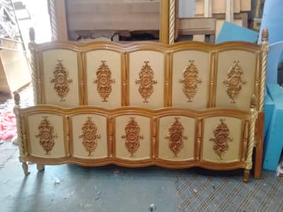 shesham solid wood only bed for sale