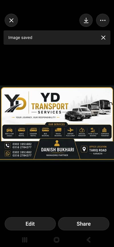 YD TRANSPORTS