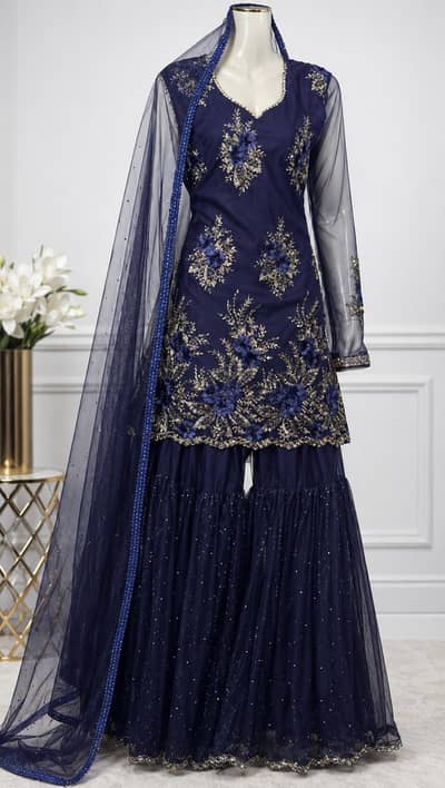 party dress gharara