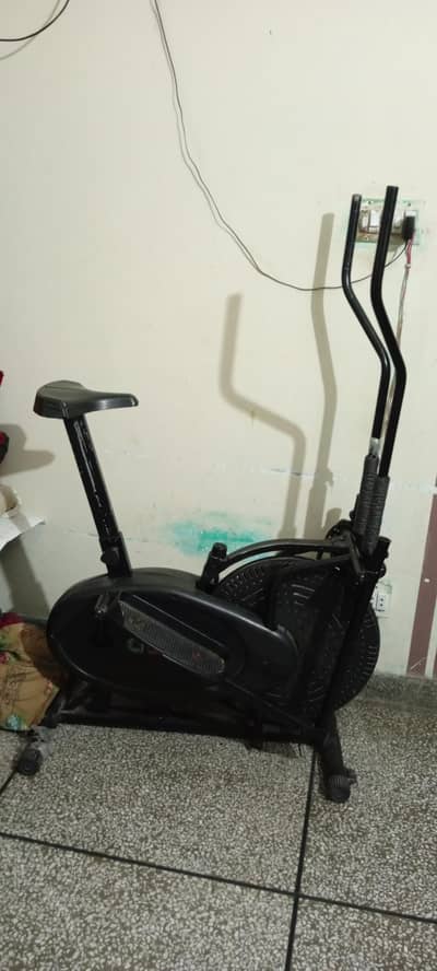 Elliptical cross-trainer