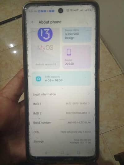 Nubia v60 z2350
