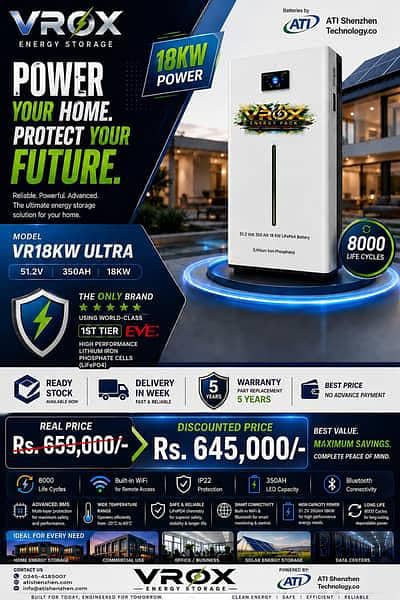 VROX 18kw Battery bank