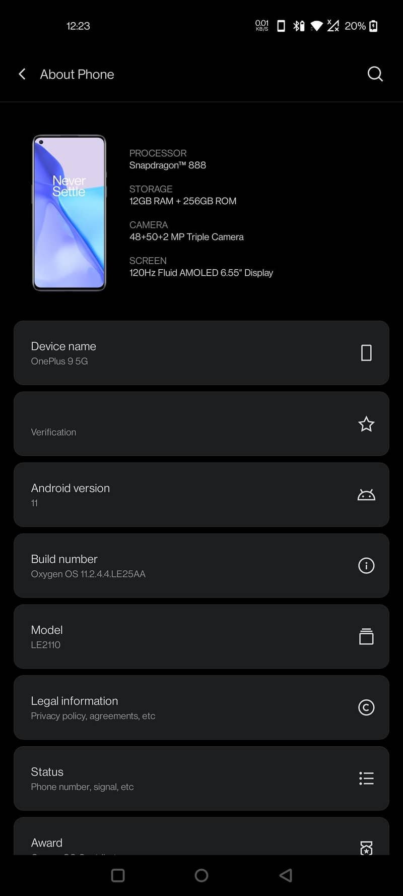 One Plus 9 6