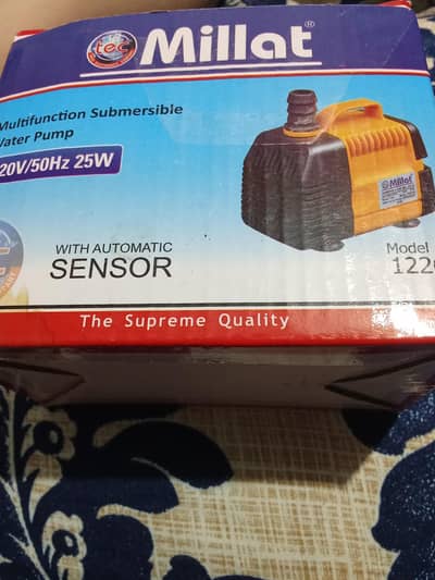 Brand New Millat Submersible Water Pump - 25W