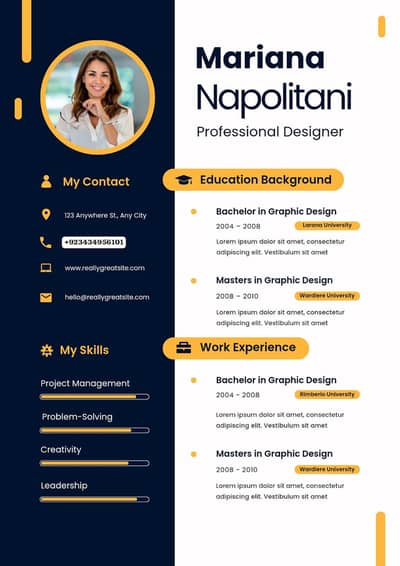 (CV Maker, Resume, CV Design, ATS CV)
