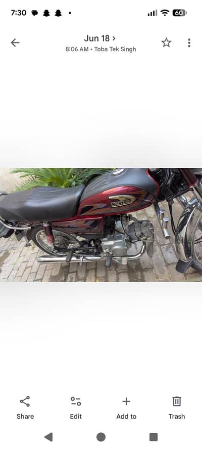 United Motorcycle  Model 2026