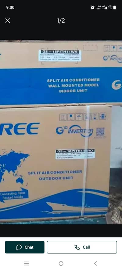 gree 18pith 11w r410a gass box pack brand new only serious afrad
