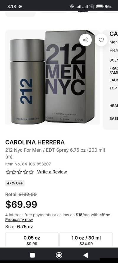 212 Carolina Herrera