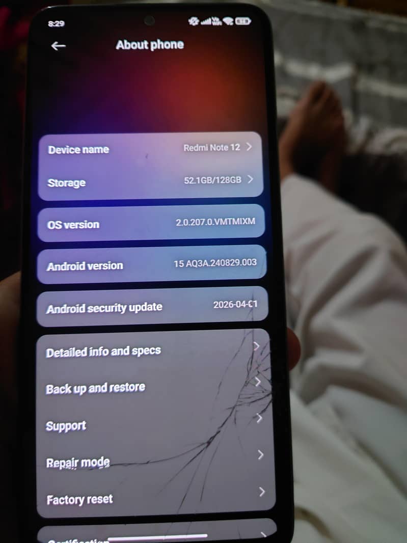 Redmi note 12 7