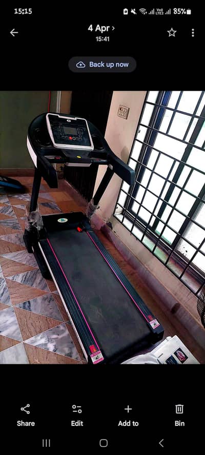 Motorized Electric Treadmill - Excellent condition | Home Gym