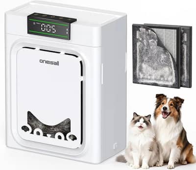 oneisall Air Purifiers for Home Pets Double-Sided Washable Filters