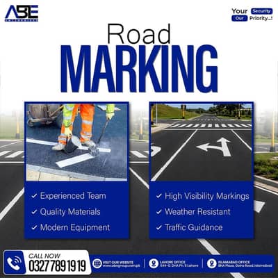 Road Marking works and Lane marking solutions