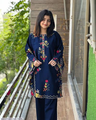 3000 cash on delivery *Product Name*: Linen Shirt & Trouser Set Blue